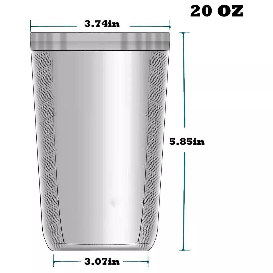 Heat preservation double-wall stainless steel travel coffee cup|	20oz