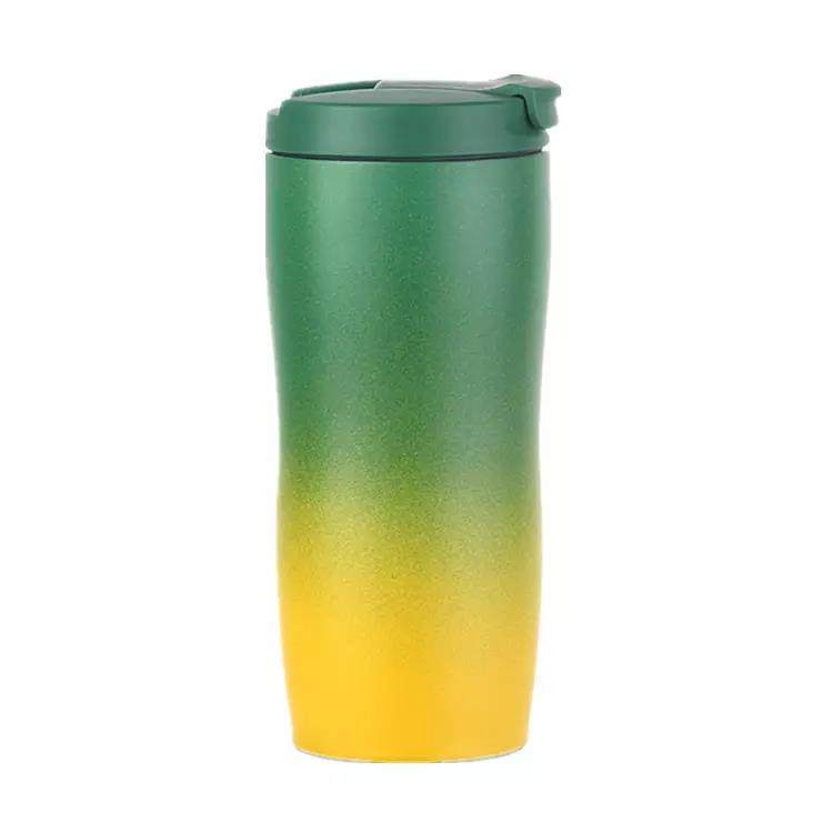 double walled glass coffee cup silicone double wall glass cup|500ML