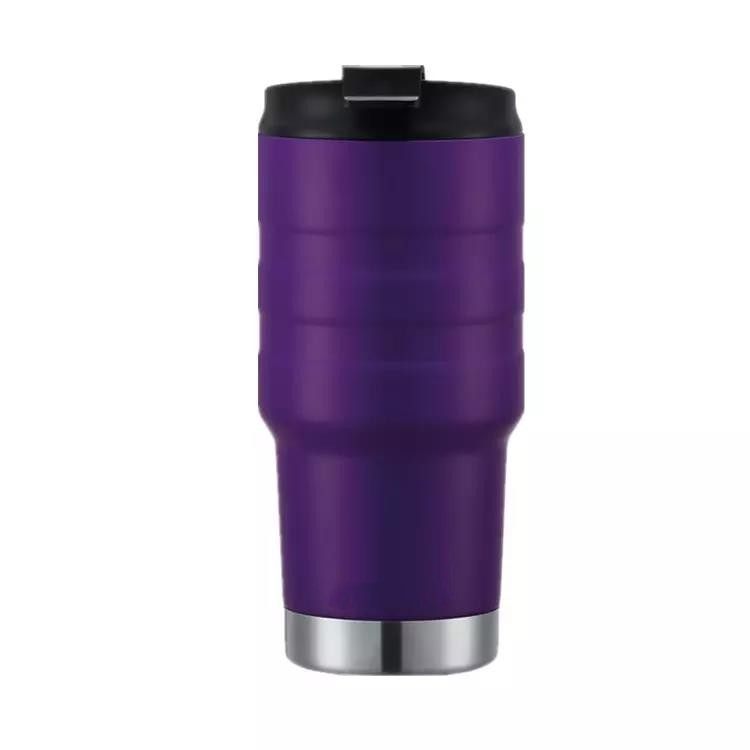 MOQ Travel Cup Deluxe Matte Black Coffee Glass Wholesale|500ml