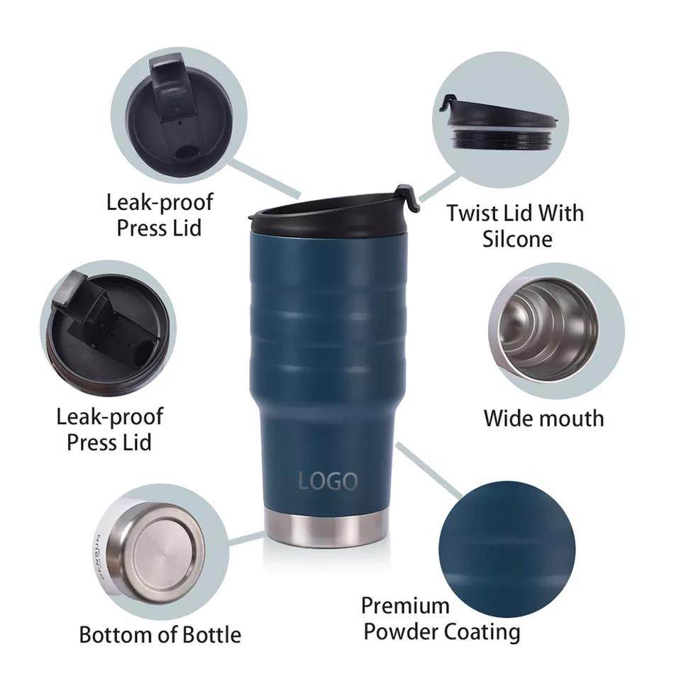 Eco insulated mug vacuum stainless steel tea tumbler|20oz