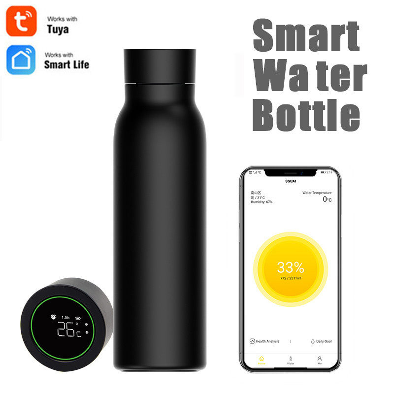 Creative intelligent temperature display bouncing cup | 15.3oz/450ml