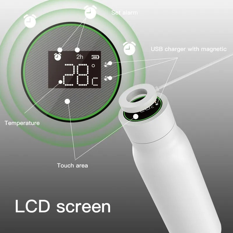 Display Temperature & Water Recording Smart Thermos | 20oz/600ml