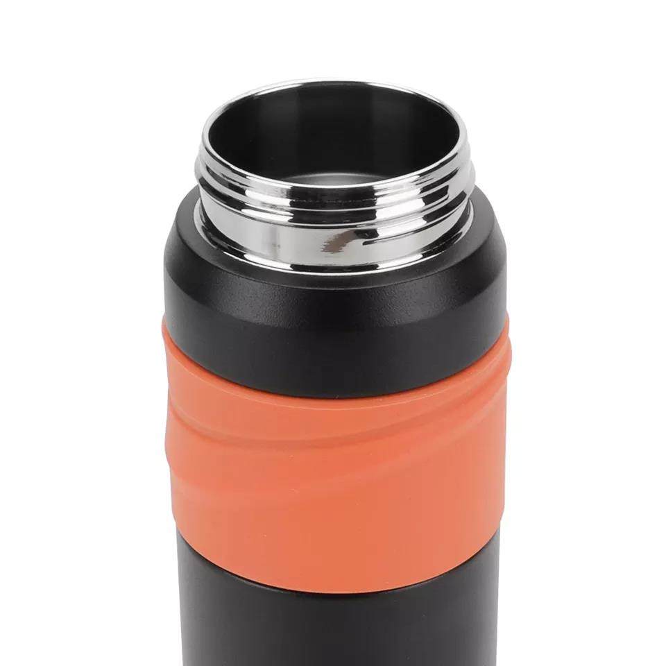 Stainless Steel Sport Vacuum Water Bottle With Handle and Silicone Straw Lid|500ml