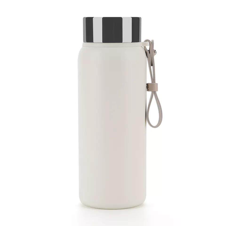 304 stainless steel vacuum bottle for sports women with belt|380ML
