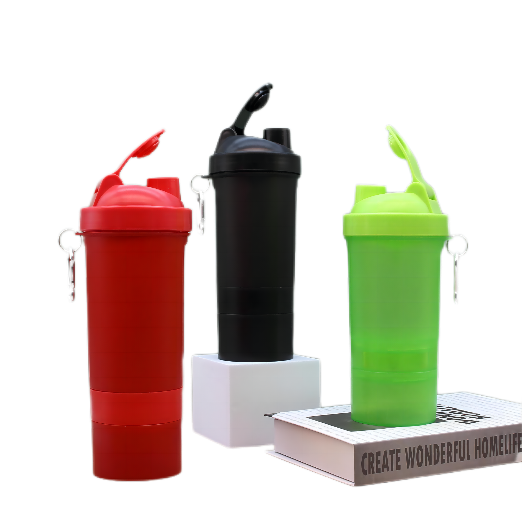 Automatic Stirring Sports Bottle/Bottle Triad 400ml / 500ml / 600ml