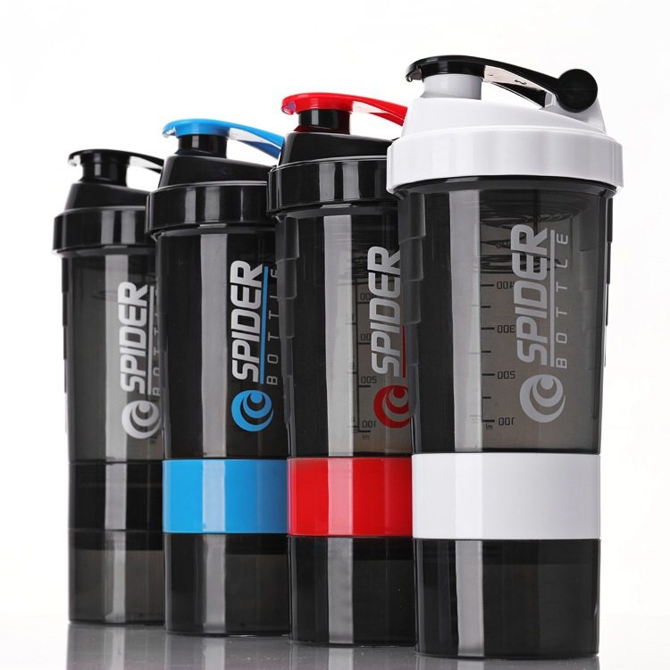 Spiral Oscillating Spring Fitness Milkshake Shaker Cup 500ml