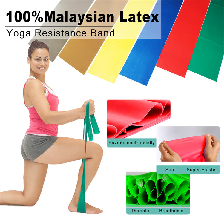 Yoga High Elastic Latex Tension Sheet / Fitness Tension Band / Training Stretch Resistance Band