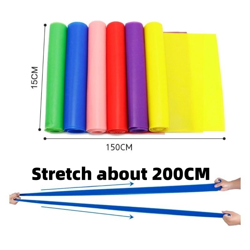 Yoga High Elastic Latex Tension Sheet / Fitness Tension Band / Training Stretch Resistance Band