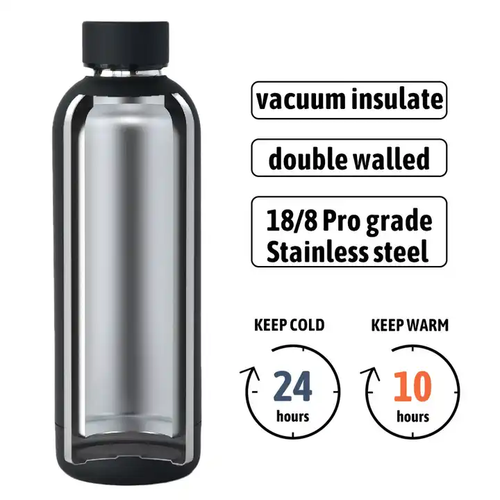 Factory custom logo double wall stainless steel cup insulated drink bottle tumbler water bottle 500 ml thermal