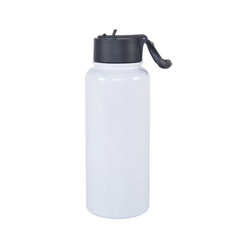 18Oz 20Oz 32Oz Double Wall Sublimation Heat Press Straight Skinny Blanks Tumbler Sports Water Bottle With Handle