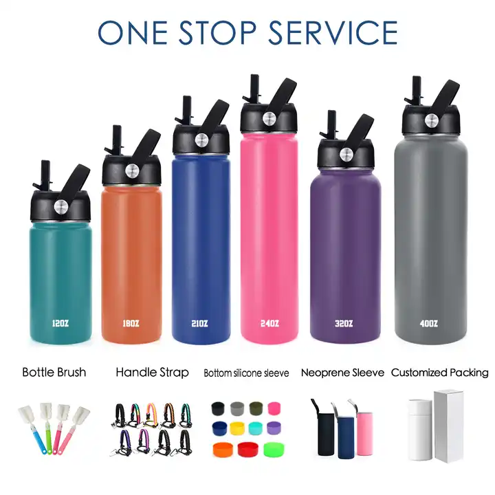 wide thermo water bottle sports vacuum travel 32oz stainless steel gym tumblers insulated aquaflask water bottle