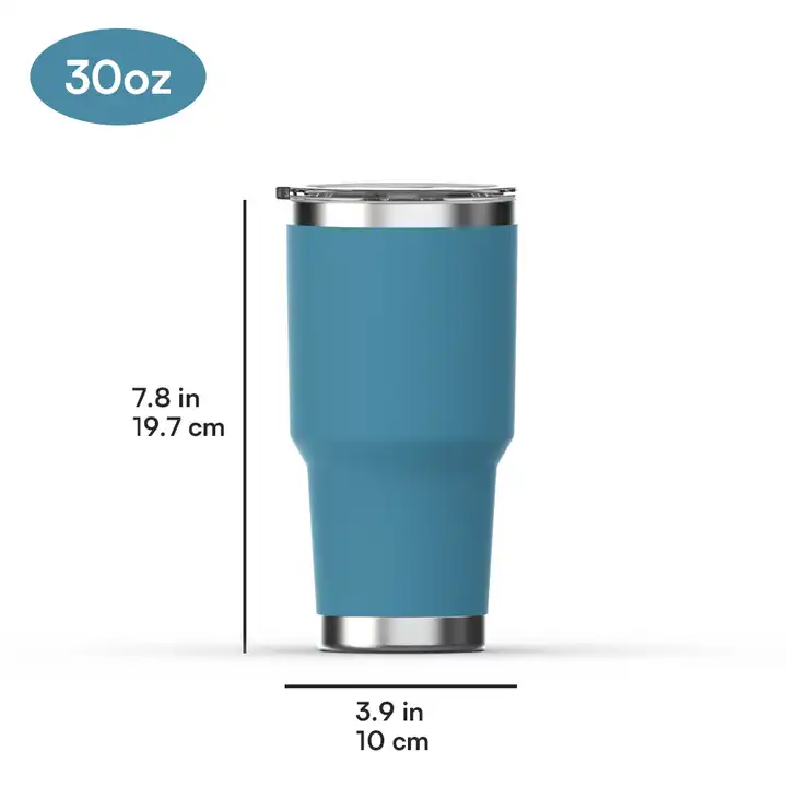 tumbler with Lids and straws insulated coffee mug water cup | 30oz