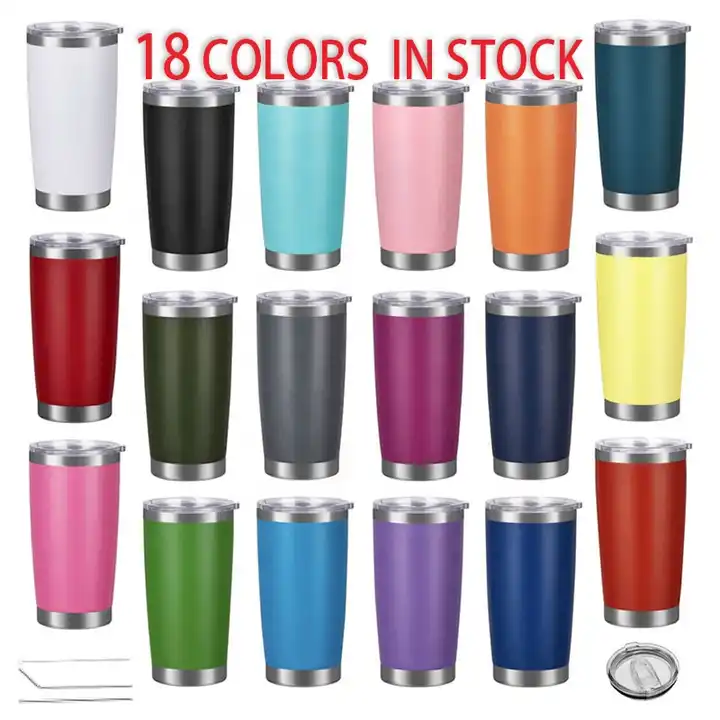 stainless steel  tumbler insulated tumbler with lid | 20oz