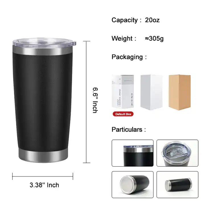 stainless steel vacuum insulated tumbler coffee travel mug | 20oz