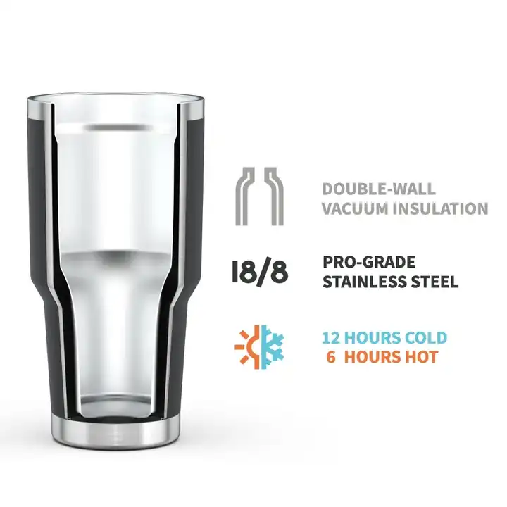 coffee tumbler double wall vacuum stainless steel tumbler | 20oz