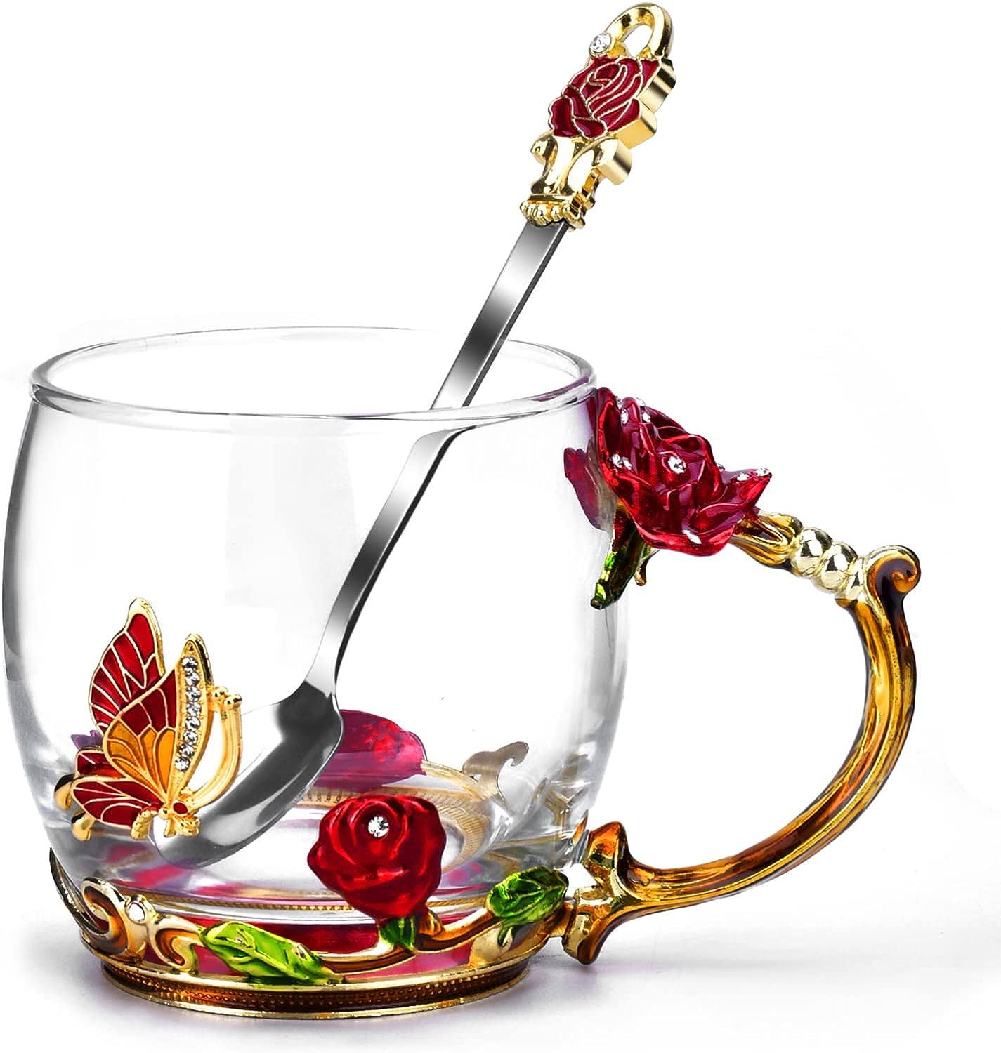 for mom, lady, mother's day glass coffee cup|11oz