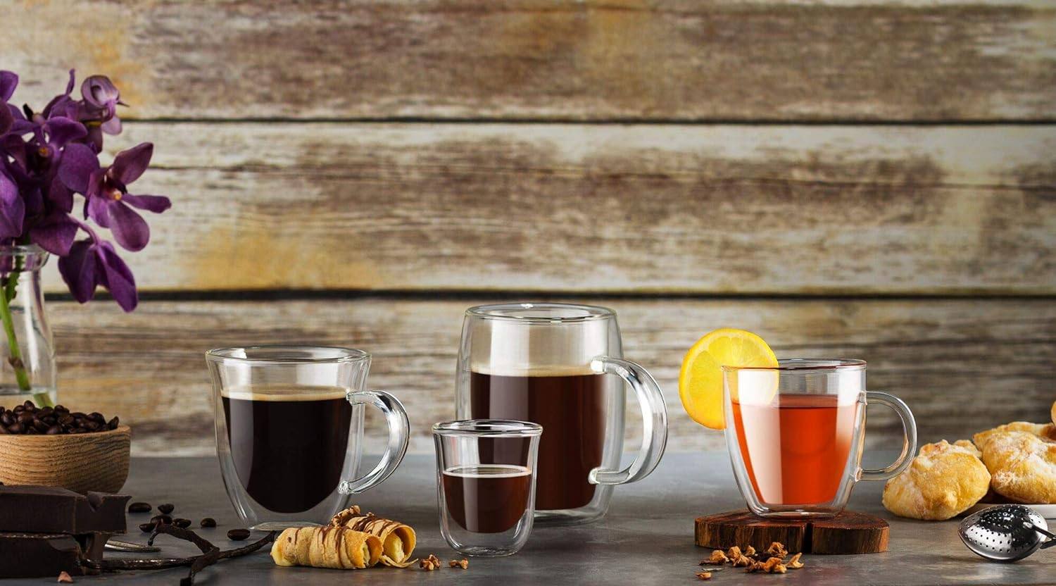 double insulation cup espresso cup glass |5.5oz