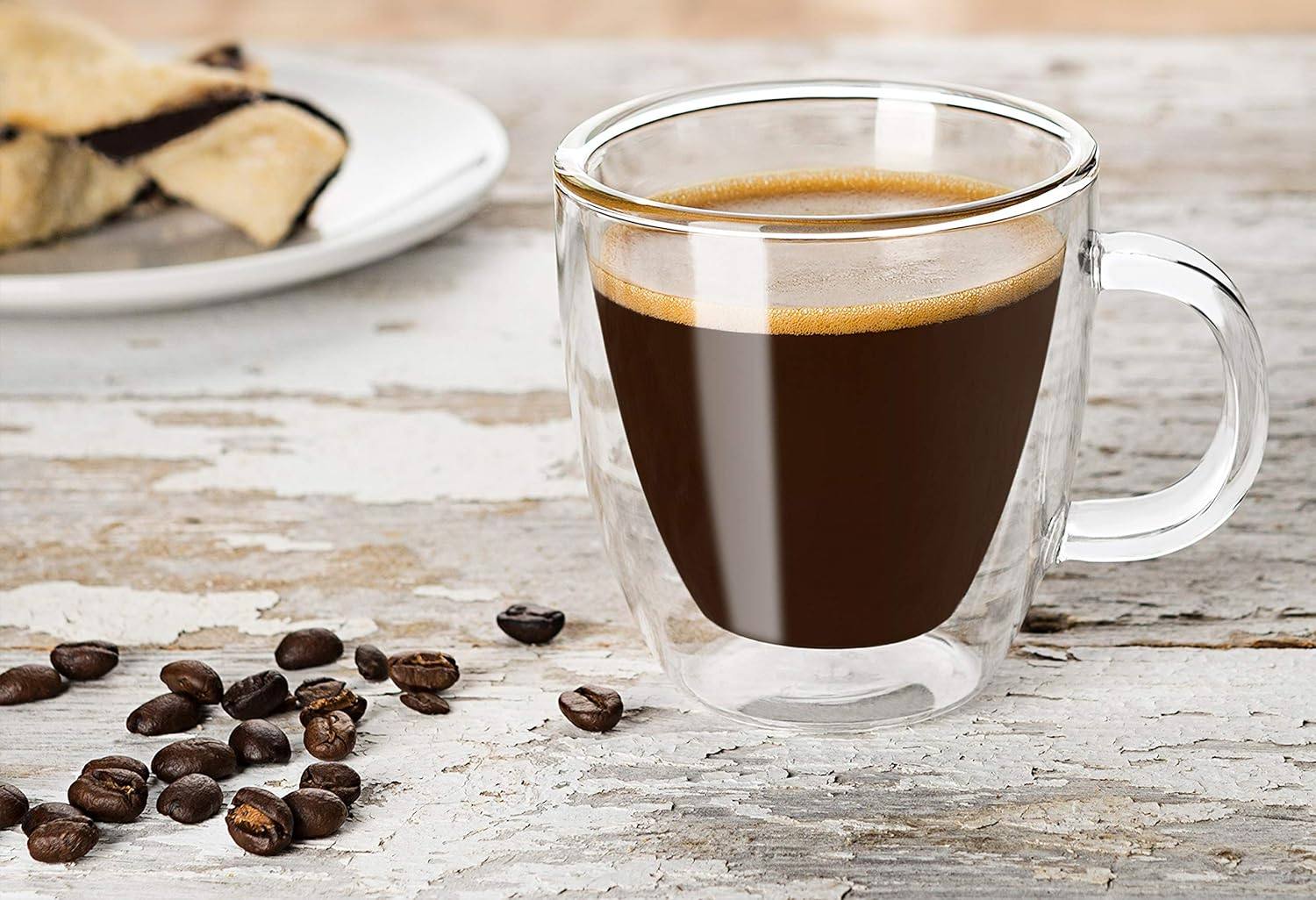 double insulation cup espresso cup glass |5.5oz