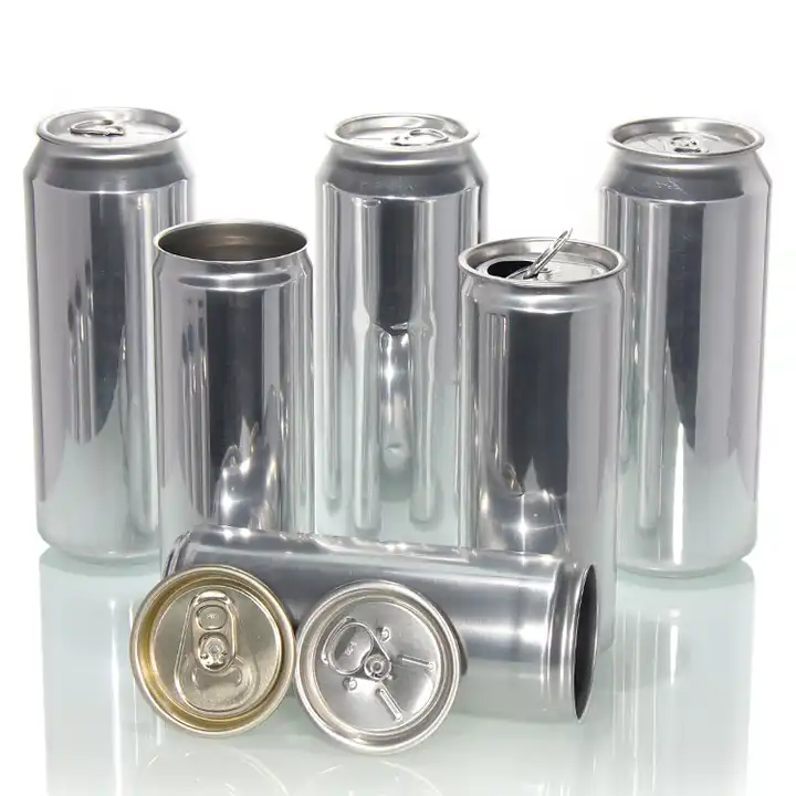 aluminum cans blank or customized 250ml 330ml 355ml 473ml beverage bpani liner aluminum cans sleek slim can in bulk food jars