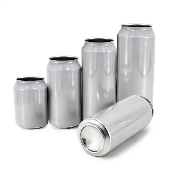 wholesale aluminum cans 190ml 250ml 330ml 500ml beer can production logo color custom aluminum beverage beer can food jars