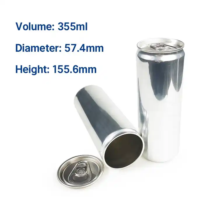 wholesale aluminum cans 190ml 250ml 330ml 500ml beer can production logo color custom aluminum beverage beer can food jars