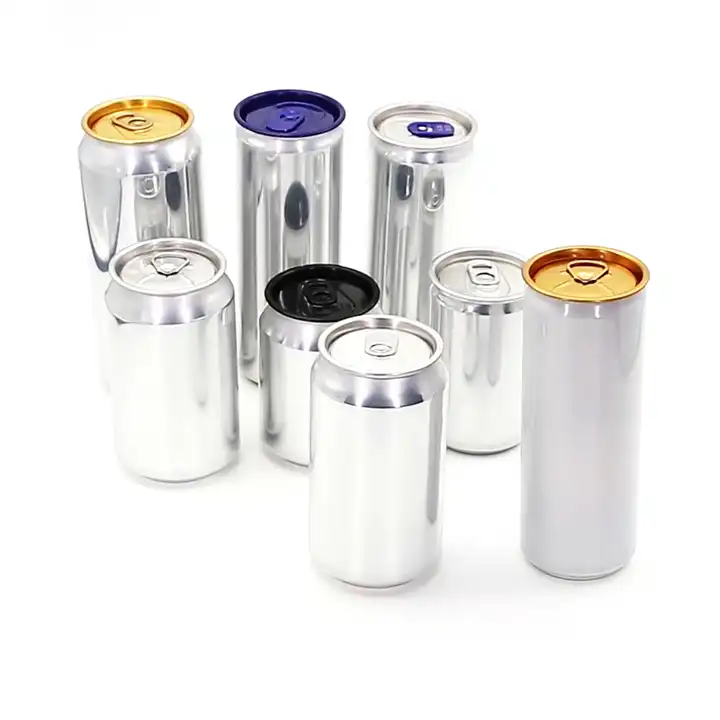 aluminum beverage cans with Easy open ends for 200ml 250ml 270ml 310ml 330ml 355ml 473ml 500ml drink packaging food jars