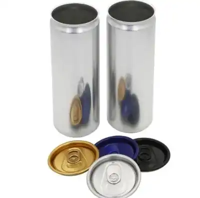 easy open aluminum 330ml customized printing beer beverage can food jars with Lids