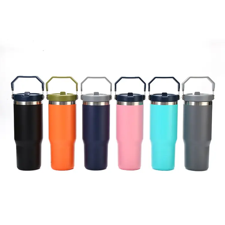 factory custom  straw tumbler water bottle cup | 20oz