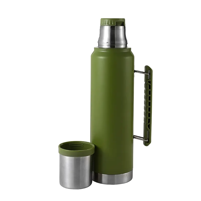 vacuum insulated stainless steel water bottle for camping | 40oz