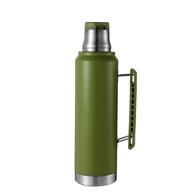 vacuum insulated stainless steel water bottle for camping | 40oz