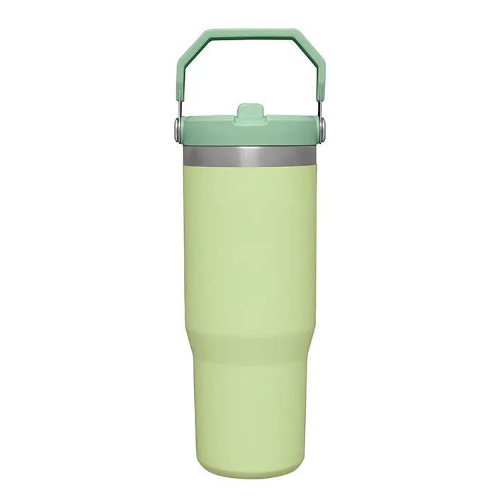 stainless Steel Tumbler with straw | 30 oz