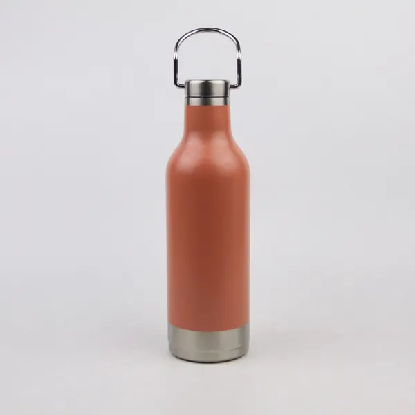 thermal water bottle vacuum flask with handle lid | 16oz