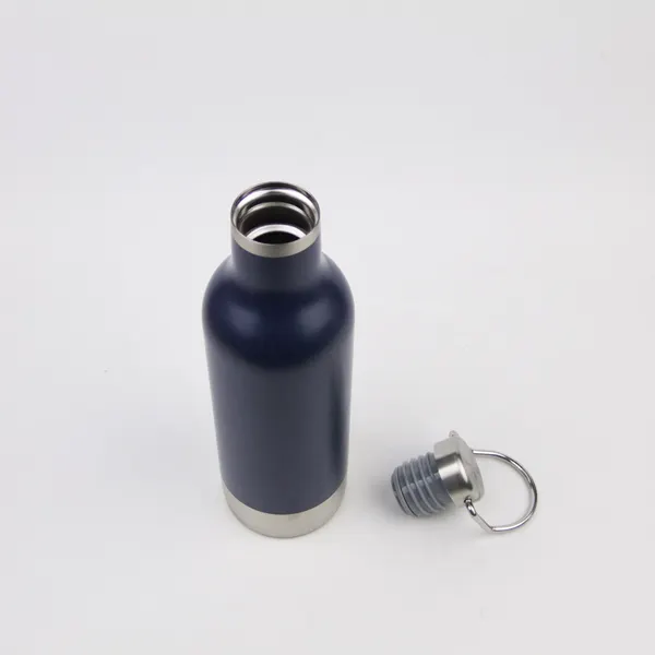 thermal water bottle vacuum flask with handle lid | 16oz
