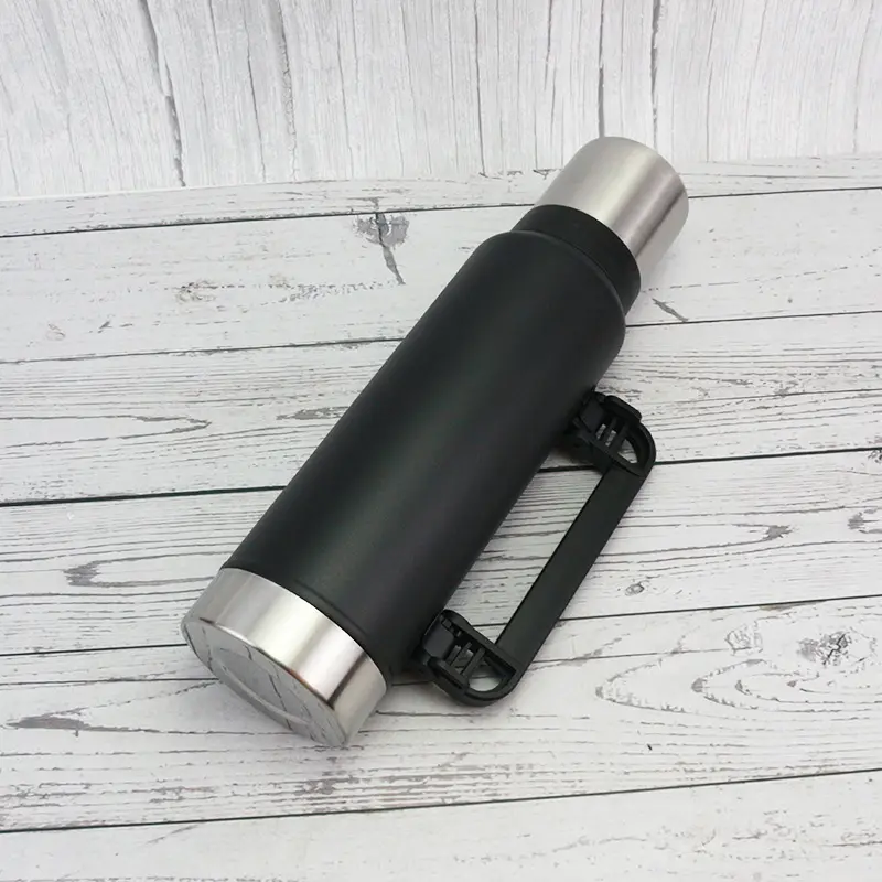 vacuum stainless steel thermos flask with handle | 33oz
