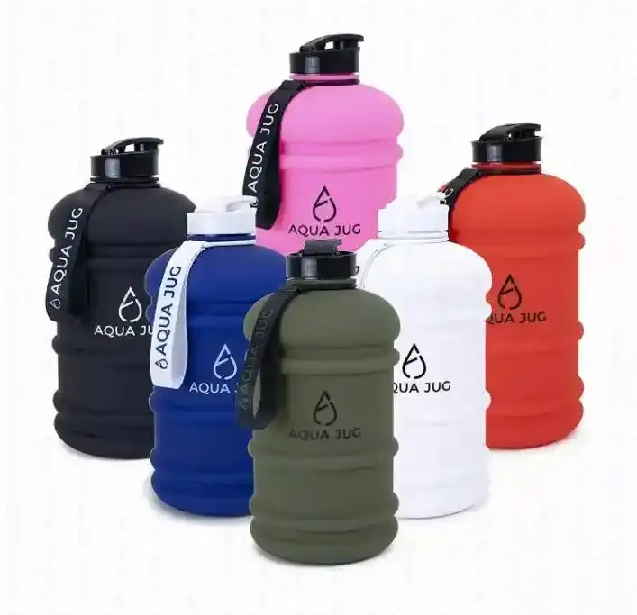 half gallon water sports bottle wide mouth water bottles | 74oz