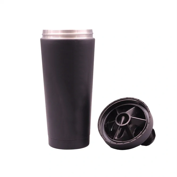 double wall stainless steel shaker sports bottle with filter | 23oz