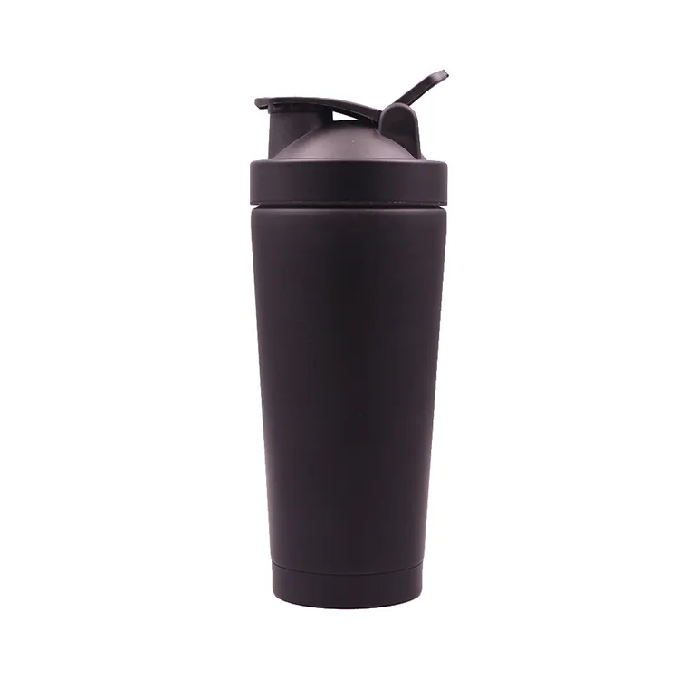 double wall stainless steel shaker sports bottle with filter | 23oz