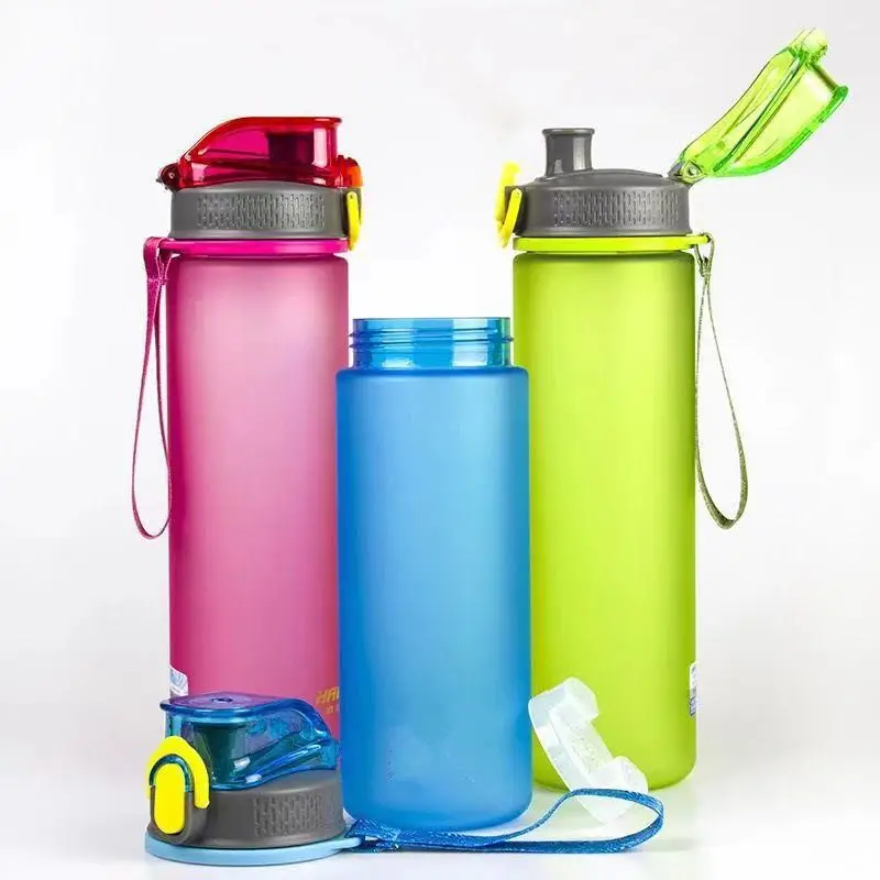 outdoor travel  sports bottle  fitness frosted plastic kettles | 20oz