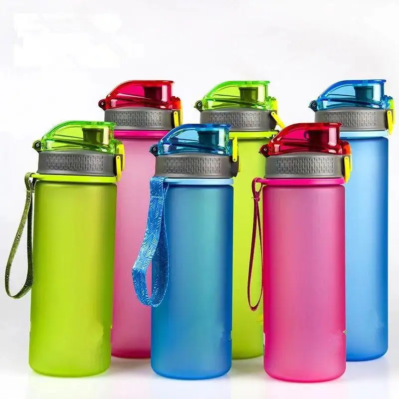 outdoor travel  sports bottle  fitness frosted plastic kettles | 20oz