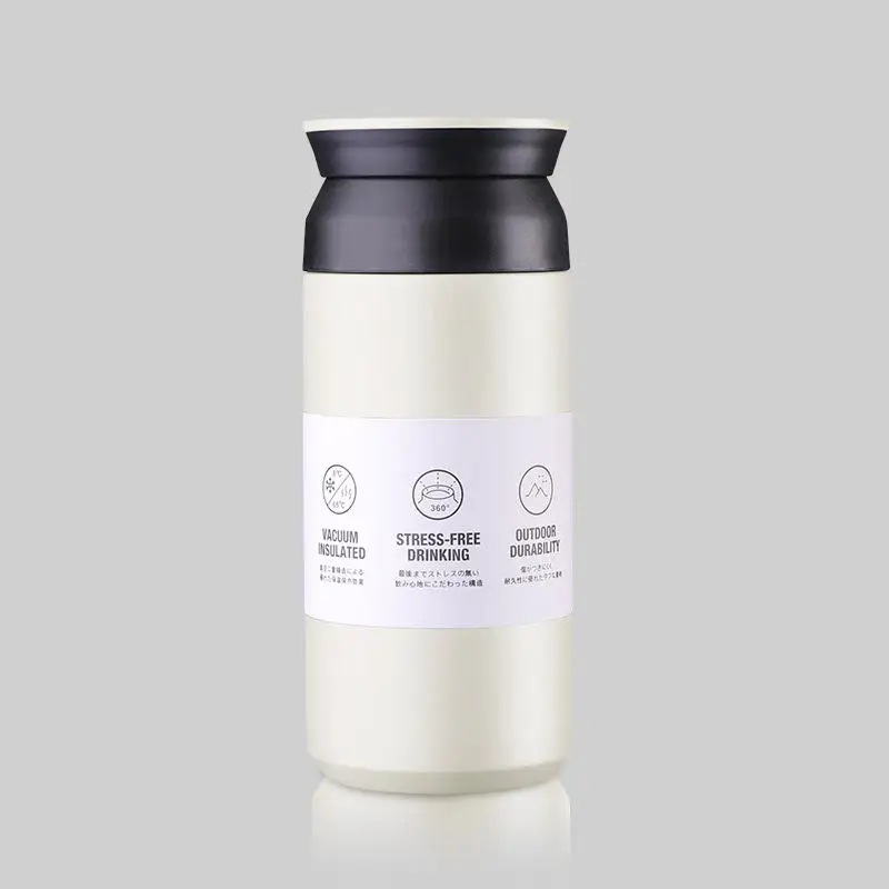 12 oz / 17 oz Double Wall Insulation Travel Tumbler Coffee Cup Stainless Steel Water Bottle Japanese Food Jar Thermos