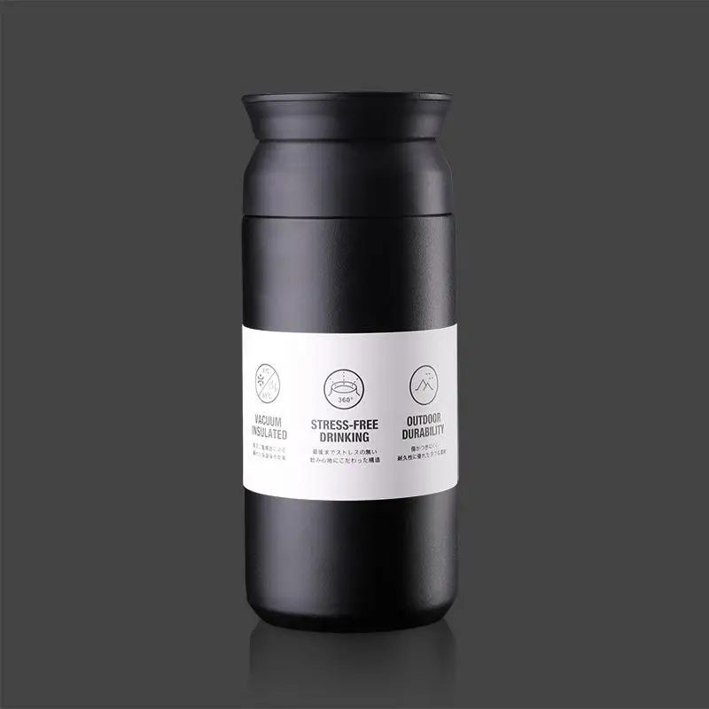 12 oz / 17 oz Double Wall Insulation Travel Tumbler Coffee Cup Stainless Steel Water Bottle Japanese Food Jar Thermos