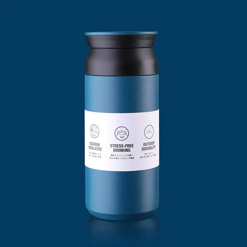 12 oz / 17 oz Double Wall Insulation Travel Tumbler Coffee Cup Stainless Steel Water Bottle Japanese Food Jar Thermos